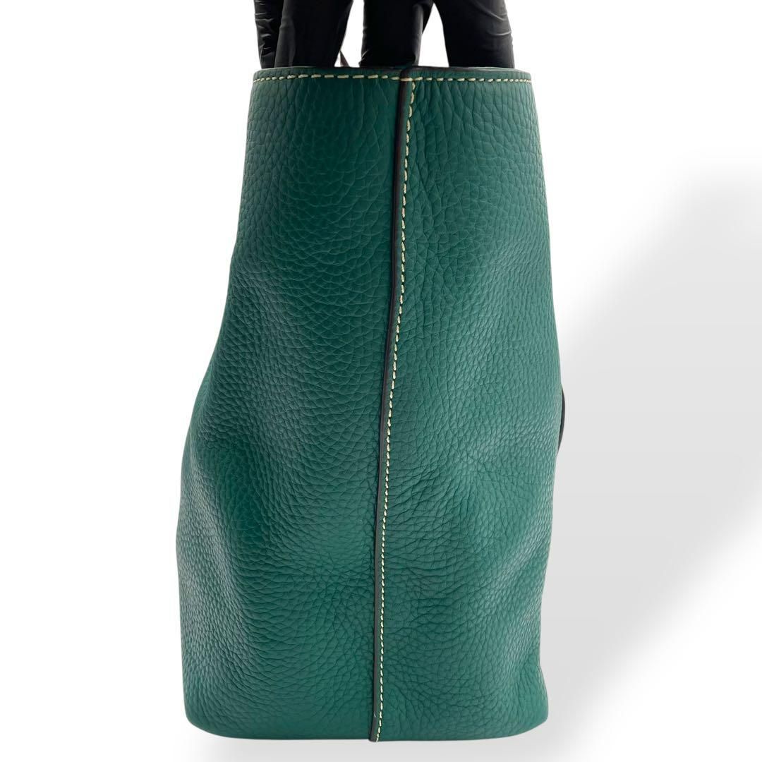 極美品　DOONEY&BOURKE　レア　トートバッグ　肩掛け　グリーン　レザー 極美品 DOONEY&BOURKE レア トートバッグ 肩掛け グリーン