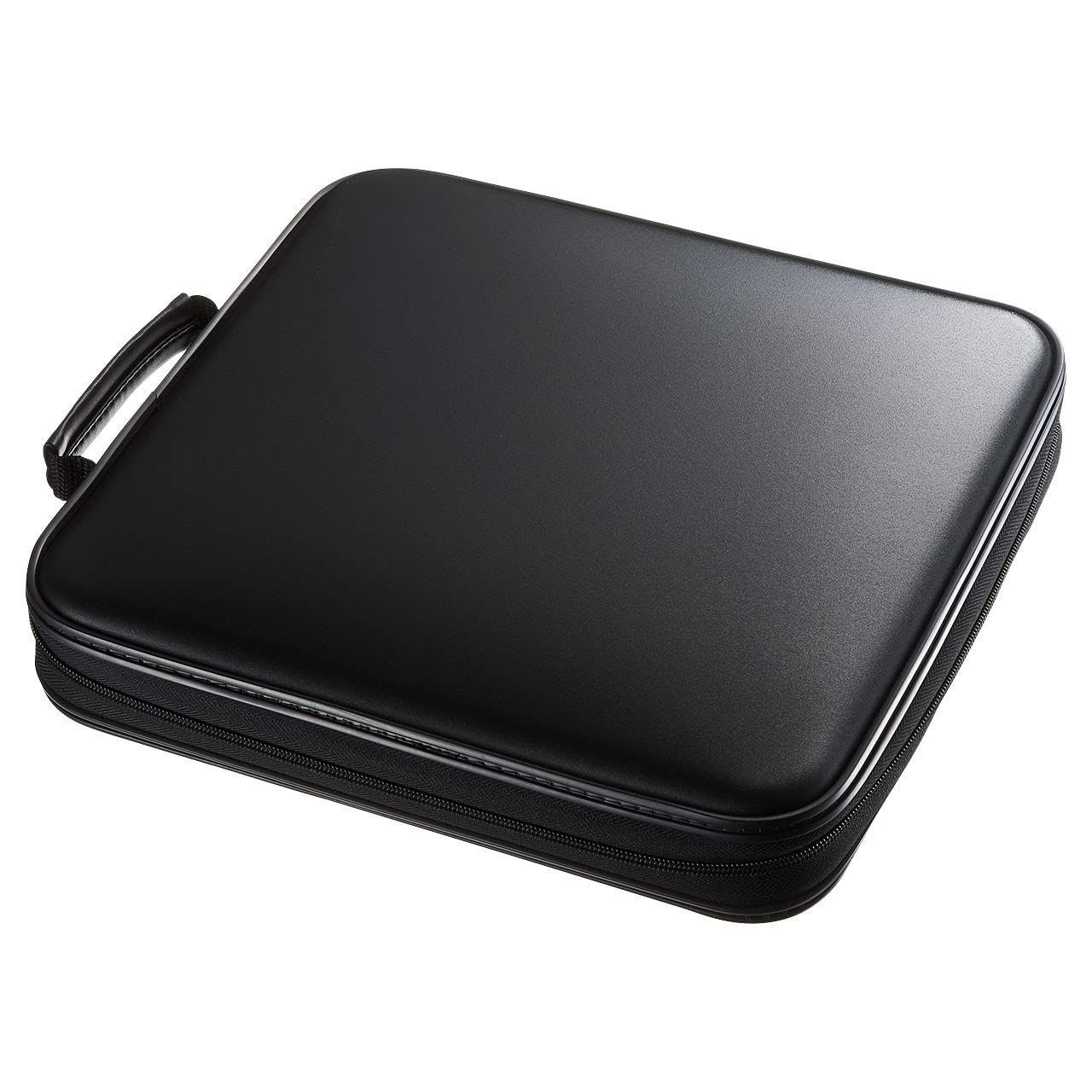 【在庫処分】DVD・CDセミハードケース(160枚収納・ブラック) サンワサプライ FCD-WL160BK