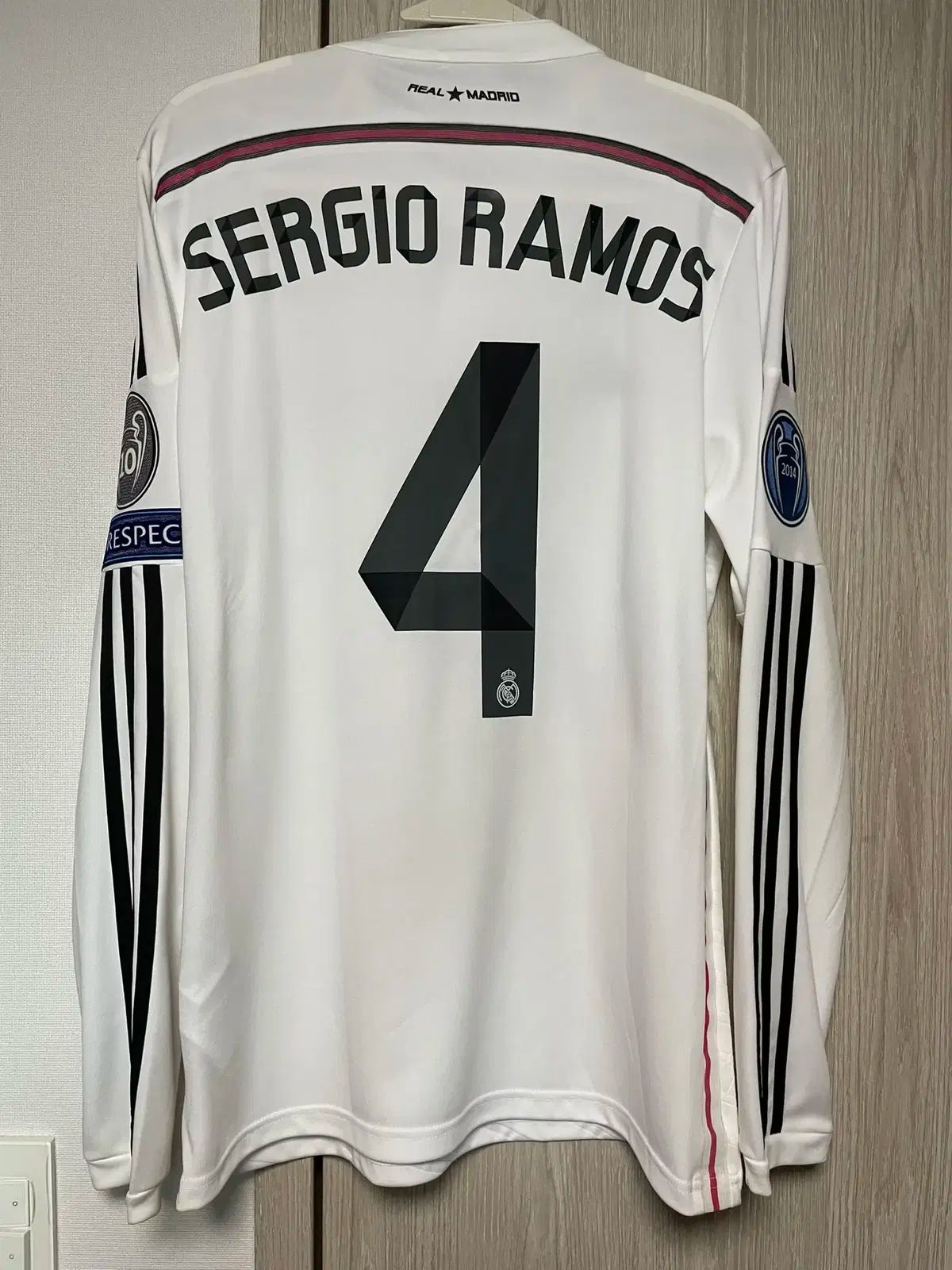 14 ー 15 レアルマドリード ホーム セルジオ ラモス 長袖