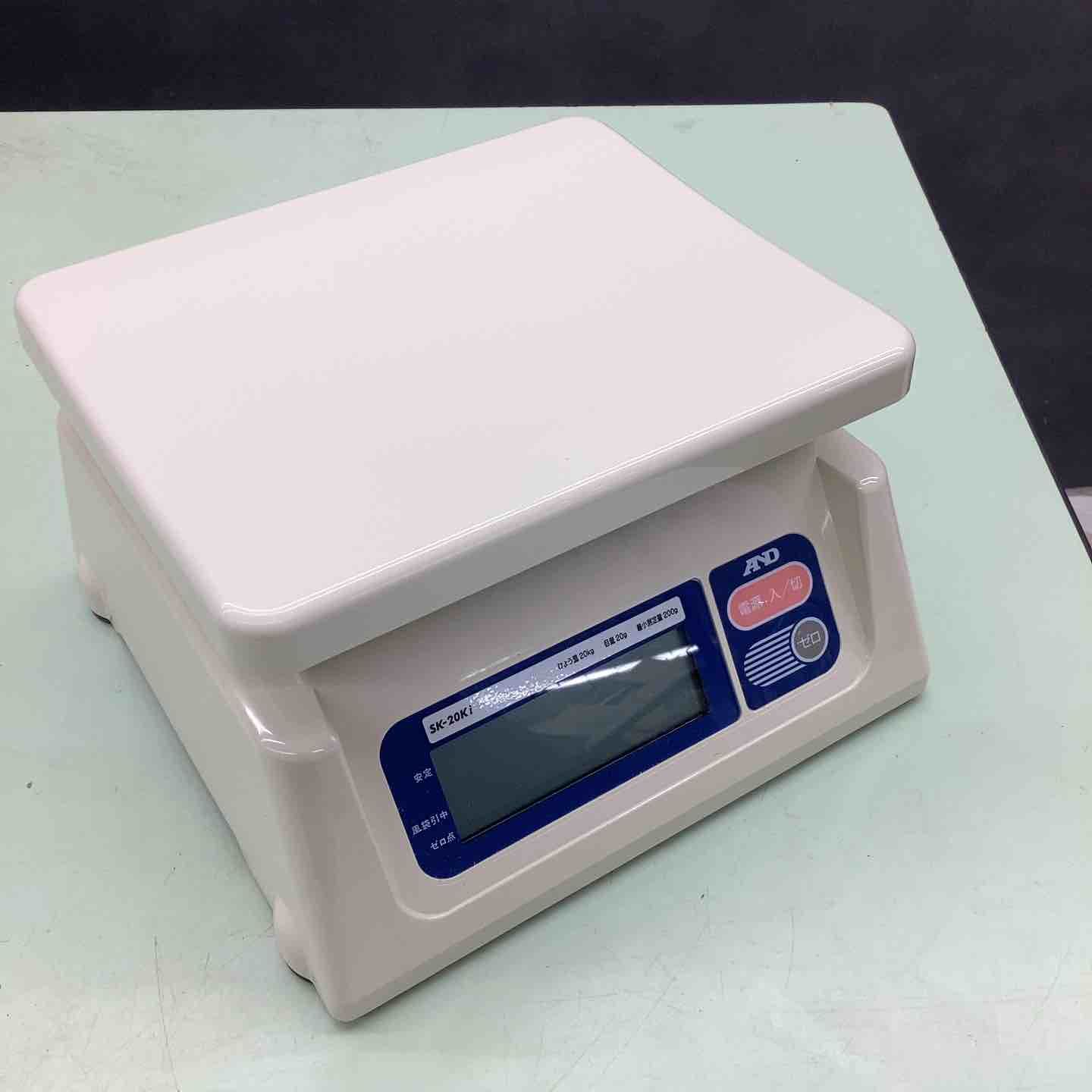 A&D SK-20Ki デジタルはかり 特定計量器 検定付 エーアンドデイ A\u0026D エーアンドデイ SK-20Ki デジタルはかり ひょう量20kg 目量20g