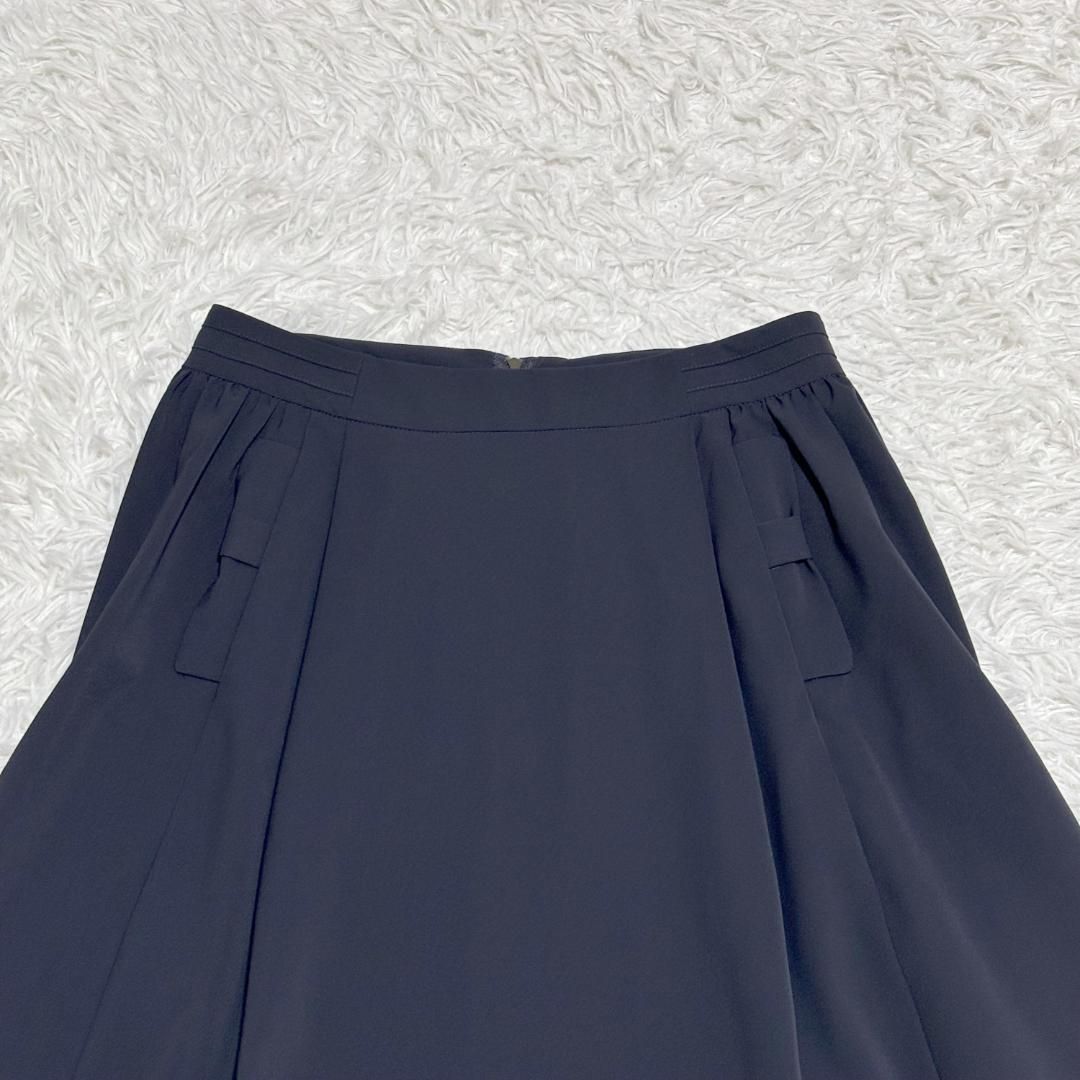 FOXEY NEW YORK スカート 40 L ダークネイビー