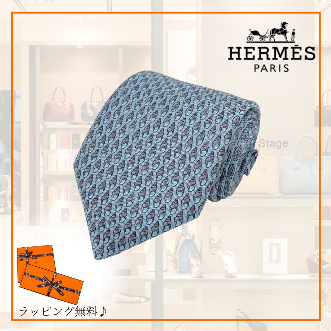 新品】エルメス HERMES ネクタイ シルクツイルタイ8cm