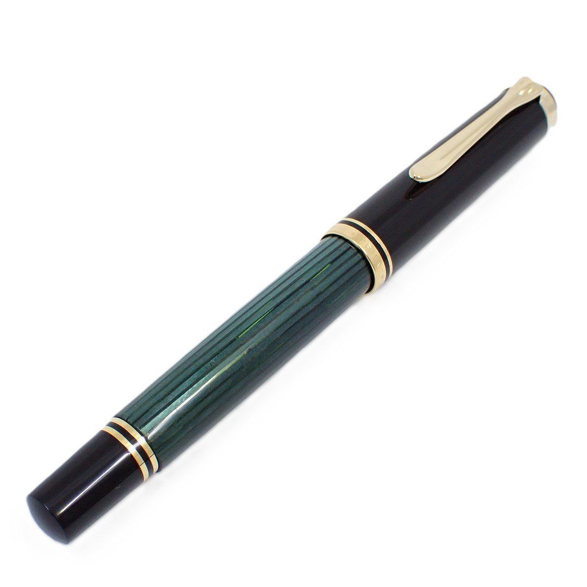 Pelikan ペリカン スーベレーン M400 万年筆 14Cペン先 緑縞 いおき質店