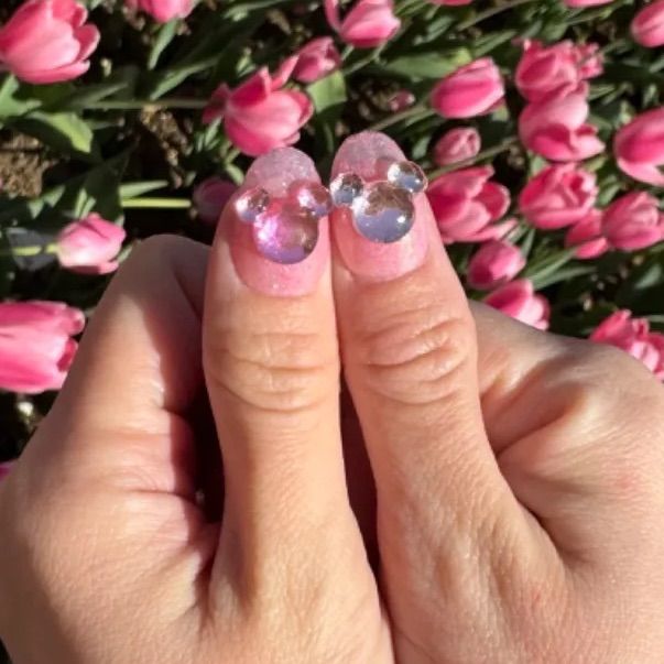 ハンドメイドネイルチップ ディズニーネイル - メルカリ