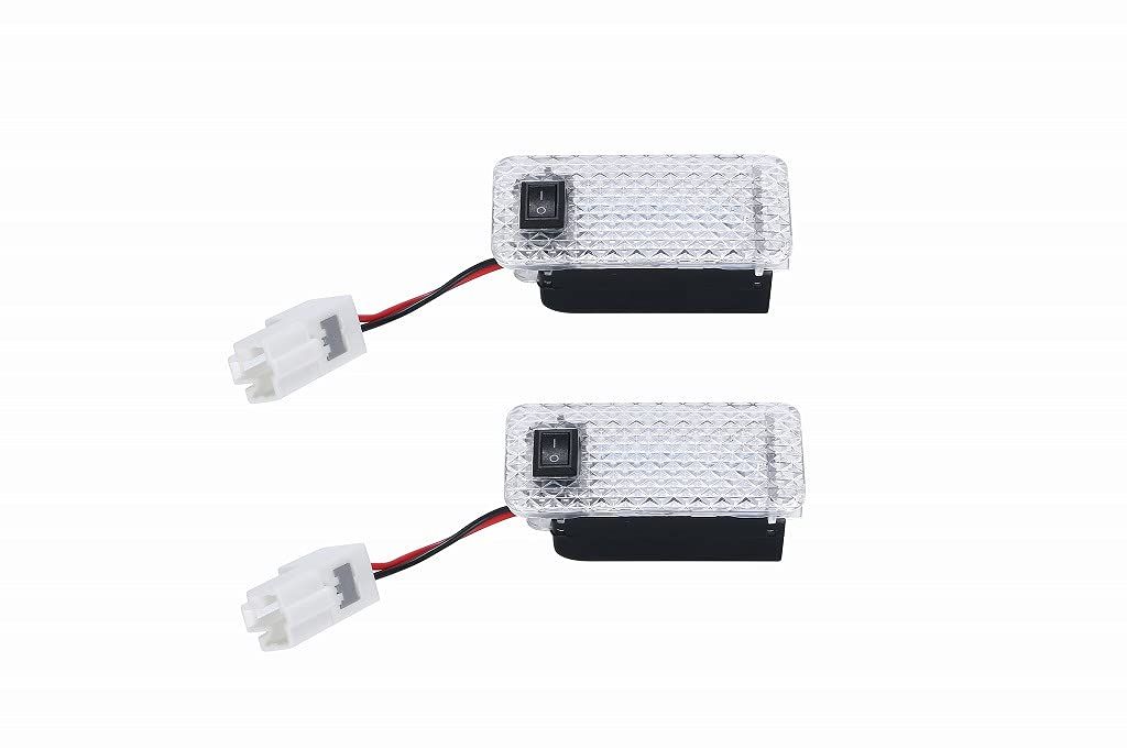 InZaccaz アルファード ヴェルファイア 30系 ラゲッジ ランプ LED クリスタルレンズ 純正交換 LEDルームランプ ラゲージランプ パーツ 内装 トヨタ車用 2個セット 