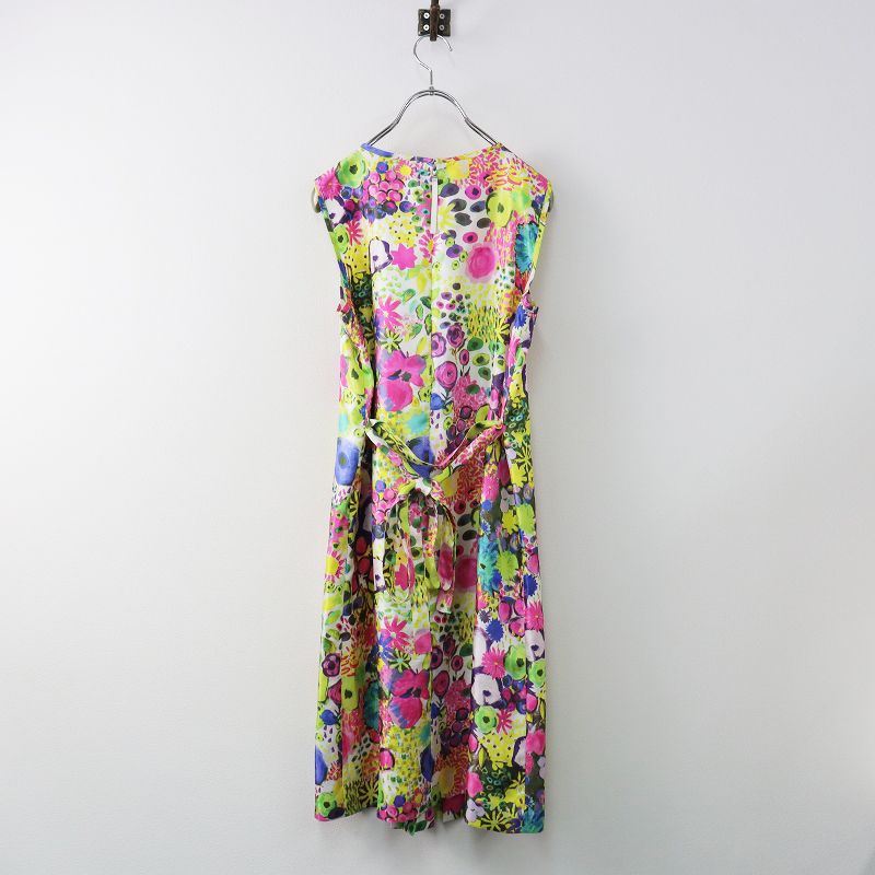 TO BE CHIC 定価28000(40) タグ付き ノースリーブワンピース トゥービーシック TO BE CHIC ワンピース ノースリーブ フリル