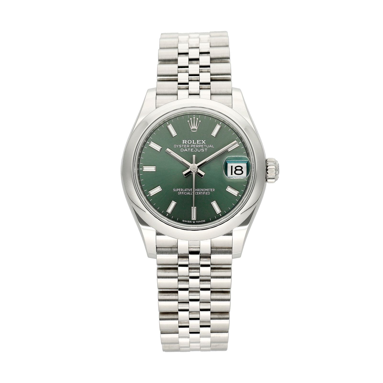 値下げ ロレックス デイトジャスト31 278274 レディース フローラル アズールブルー文字盤 ランダム 22年 ブランドピース ロレックス デイトジャスト 31 ボーイズ時計 ジュビリー VIダイヤ