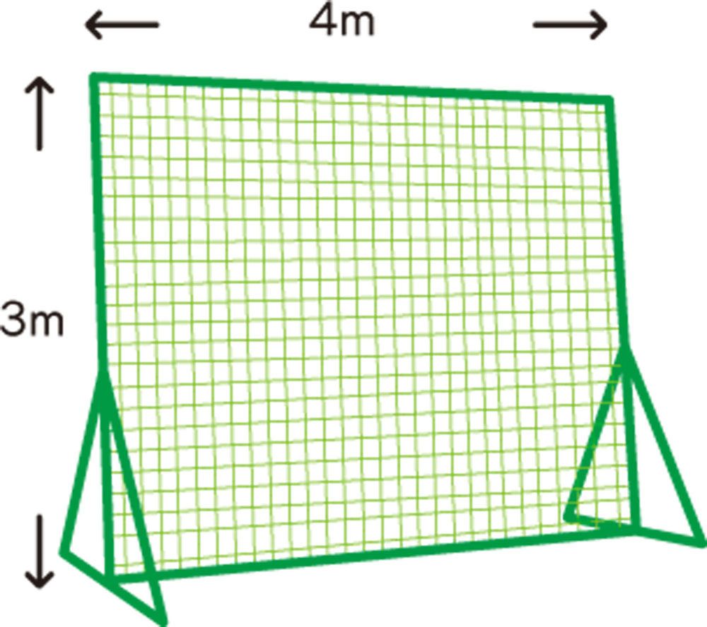 新古品】防球ネット/3m×12m/青色/ナイロン/ゴルフ練習場/野球/フェンス
