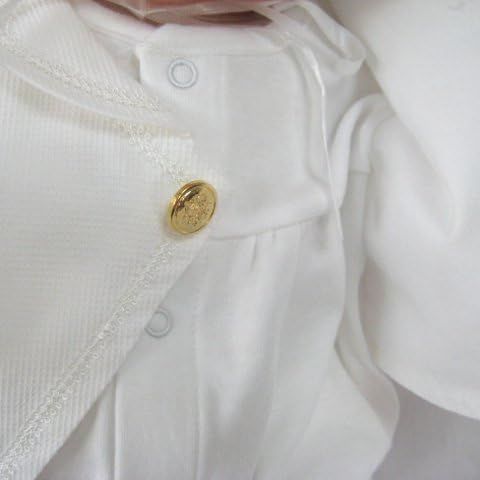 男の子用 春秋素材 日本製 タキシードデザイン 新生児 お宮参り退院時用 お帽子付き ベビードレス2点セット マラソン期間中1,000円OFFクーポンありお宮参り 男の子