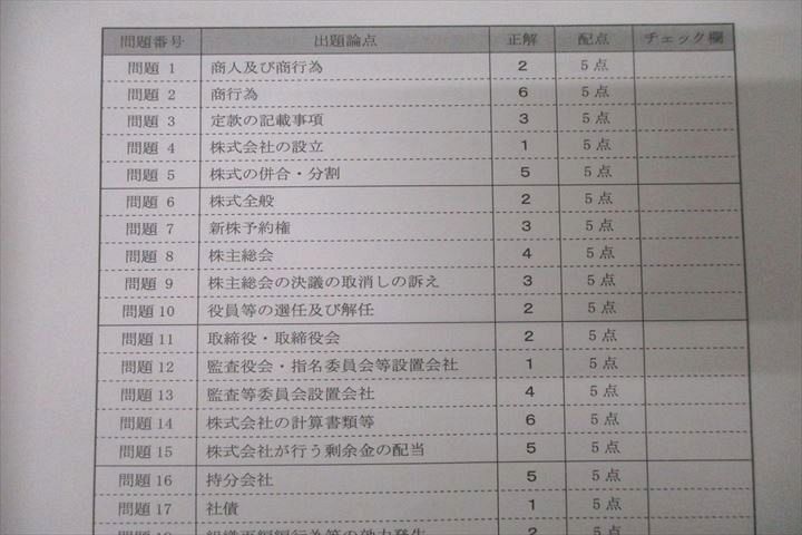 VX27-011 CPA会計学院 公認会計士講座 令和5年第1回 短答式模擬試験 問題・解答解説【問題冊子付き】 未使用 2022 23S4D