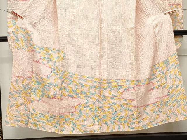 平和屋着物○豪華振袖 総絞り 蔓帯花文 正絹 逸品 AAAZ7201ck