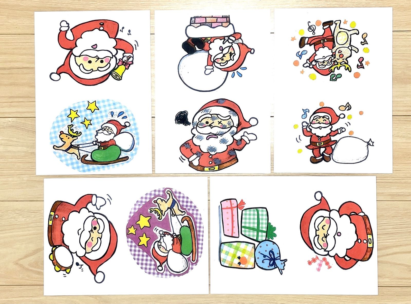 手作りキット あわてんぼうのサンタクロース大人気型紙ペープサートクリスマス パネルシアター あわてんぼうのサンタクロース Royalroof Co Id