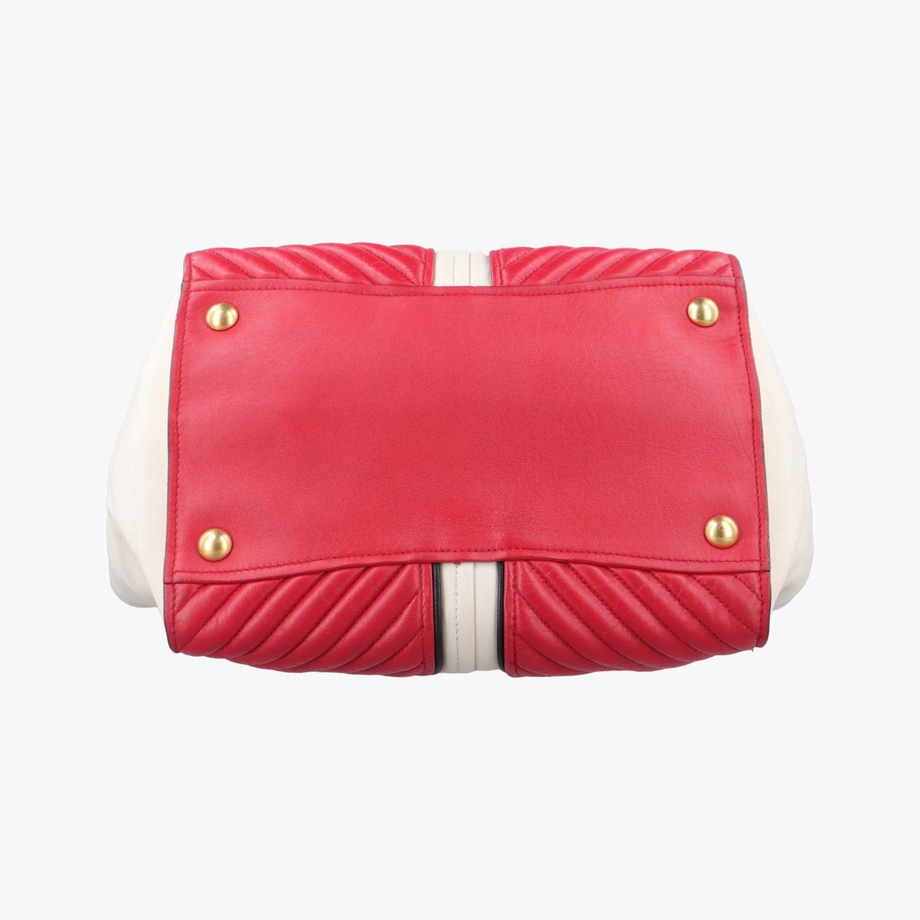 Miuナッパバイカー レッド×ホワイト