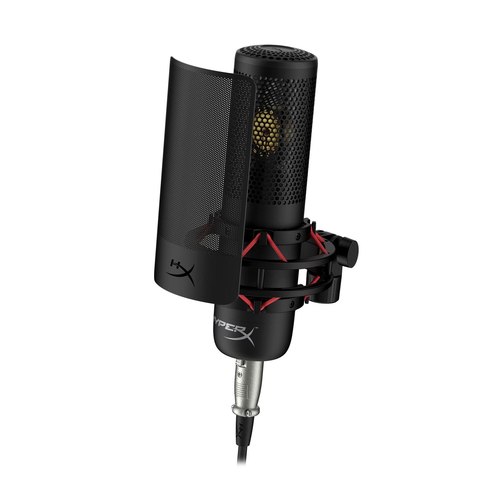 ハイパーエックス HyperX HyperX ハイパーエックス ProCast ラージダイアフラムコンデンサーマイクXLR接続対応 カーディオイド 性パター プロコンテンツクリエイター ストリーマー向け メーカー2年保証 699Z0AA ブラック