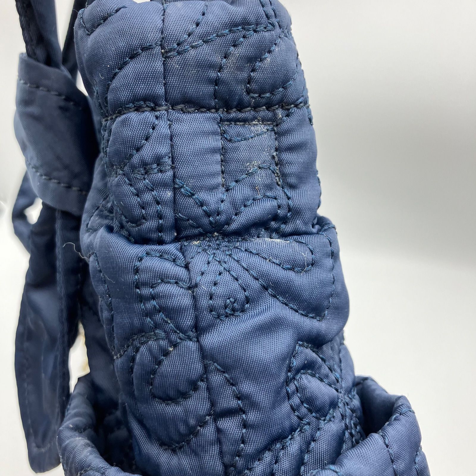 ANNA SUI アナスイ 蝶柄 キルティングバッグ トートバッグ 2way