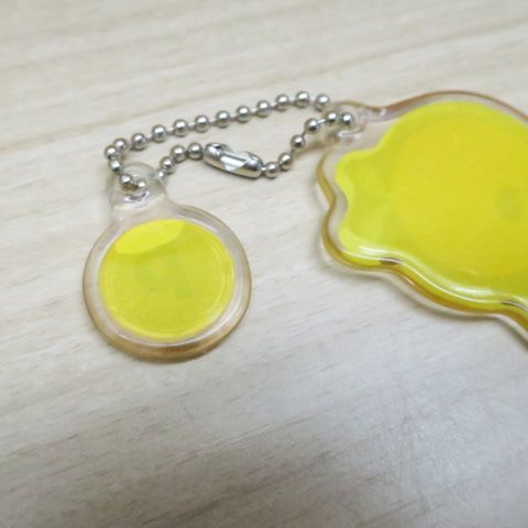サンリオ オレンジpちゃん クリアーキーホルダー 1997年 廃盤