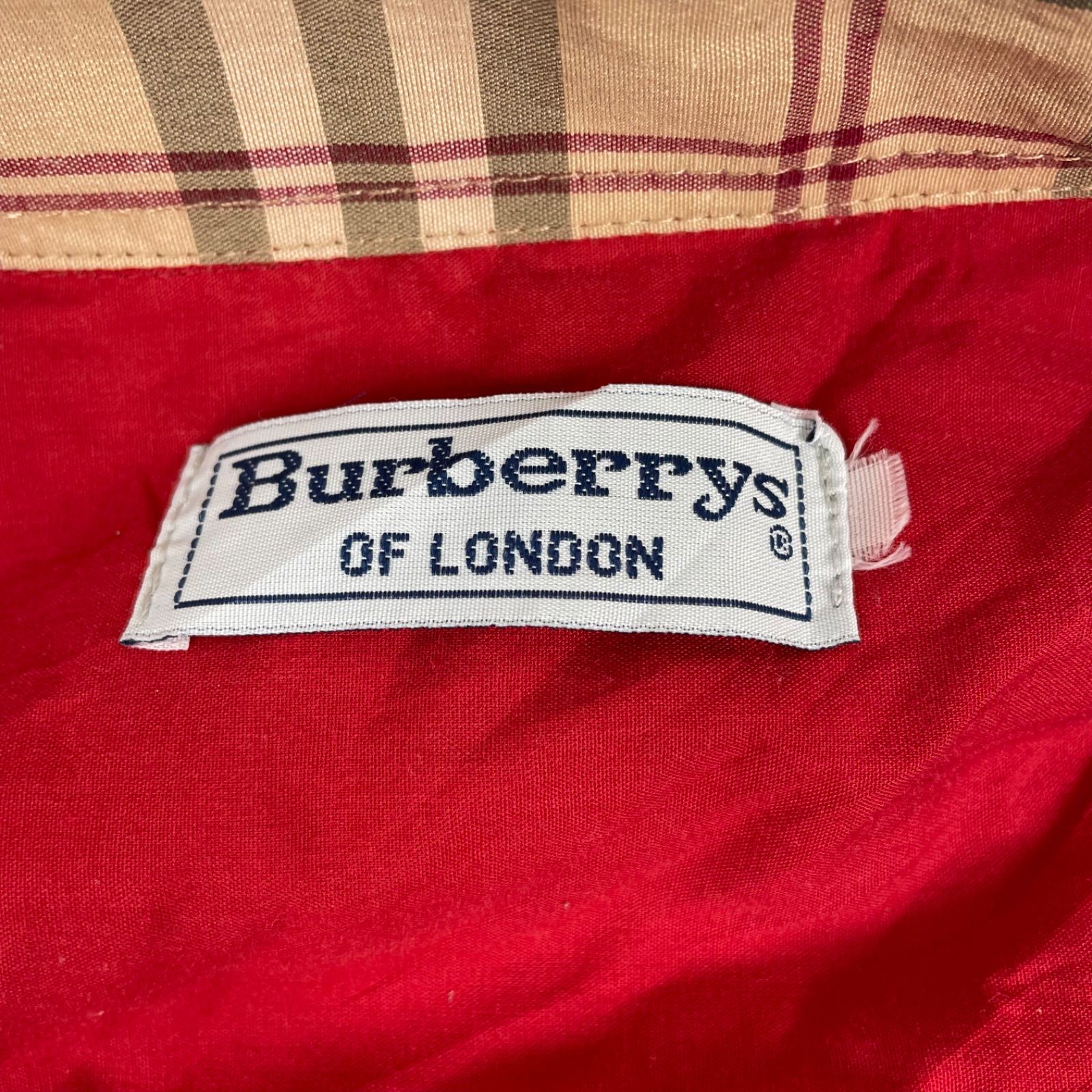 バーバリー Burberrys バーバリーズ レッド 長袖シャツ ホースロゴ刺繍