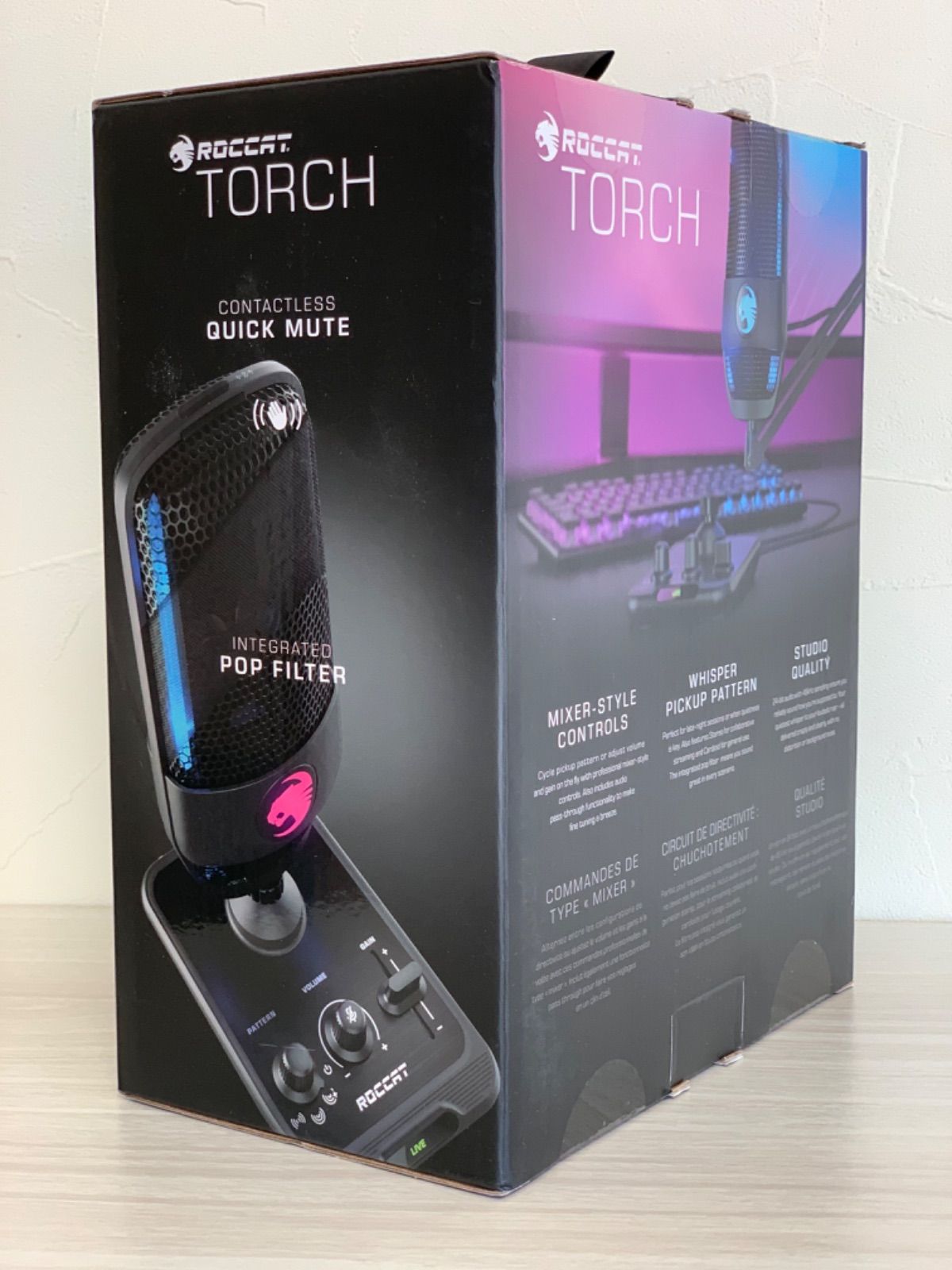 ROCCAT コンデンサーマイク Torch USB ゲーミングマイク - メルカリ