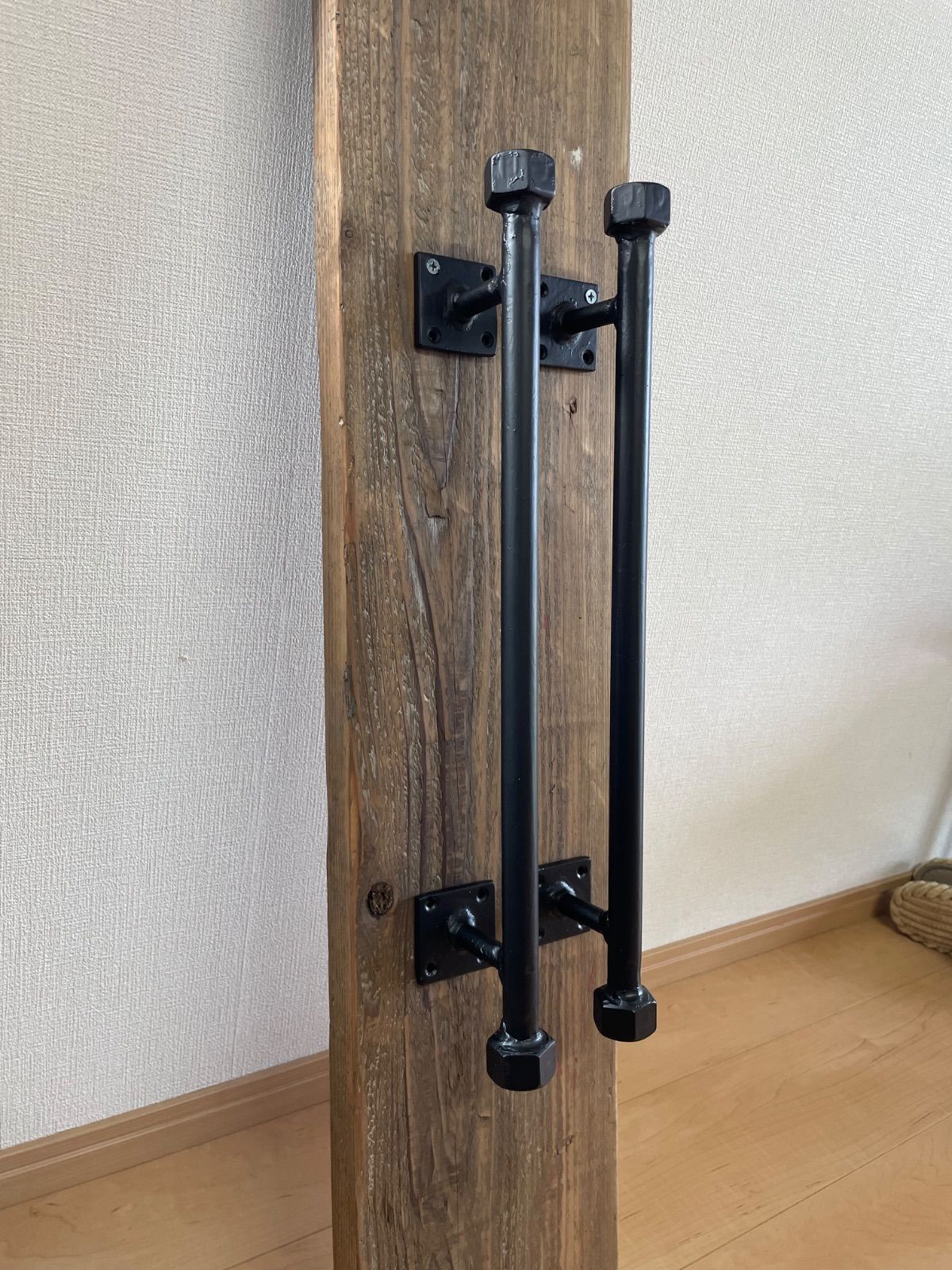 アイアン家具 雑貨 取手 玄関 ドアノブ ドアハンドル アイアンバー 扉