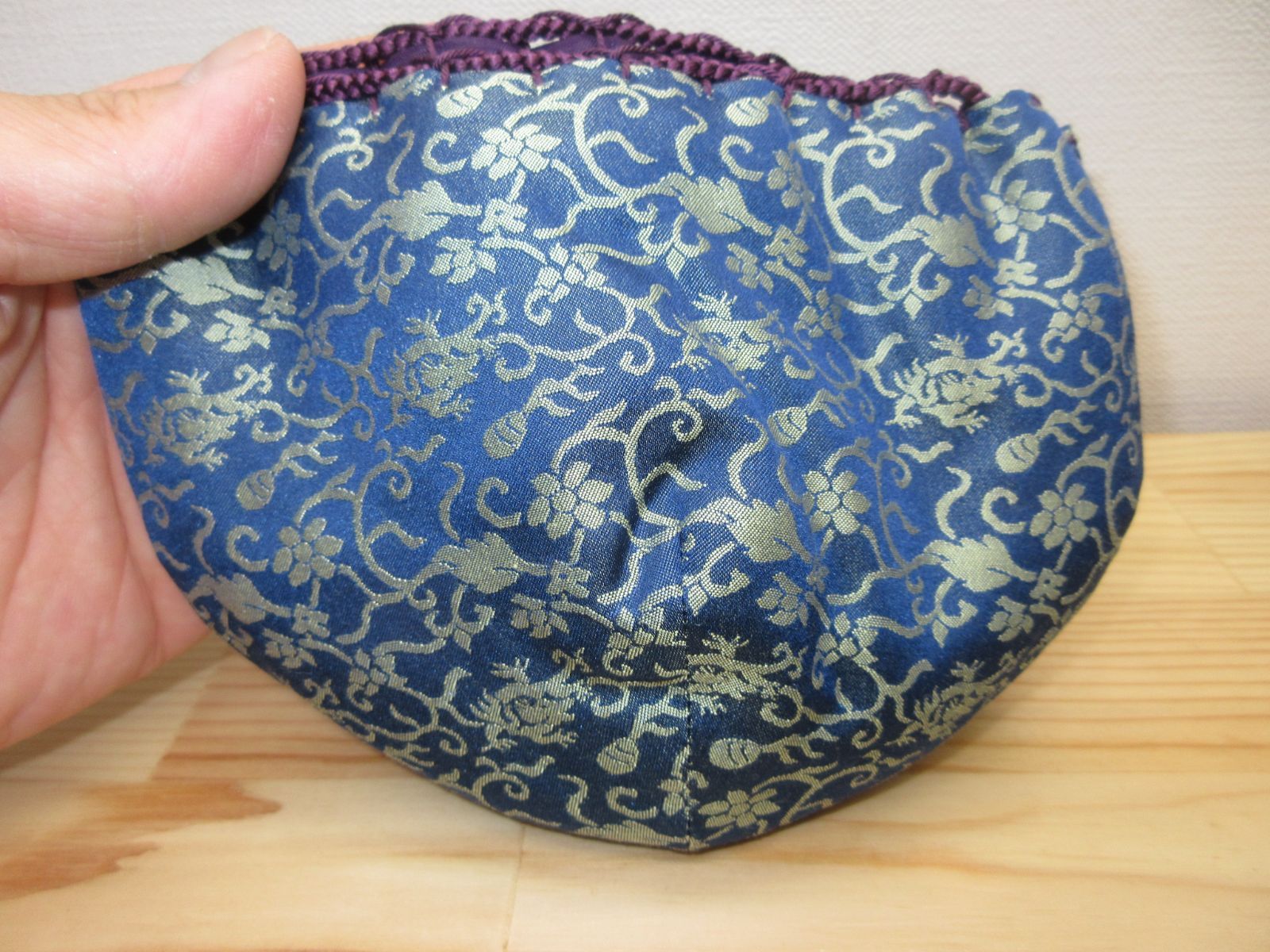 送料込【逢絢亭・新品】茶道具 三つ組仕覆 正絹 名物裂 紹鴎緞子 送料込【逢絢亭・新品】茶道具 仕覆 三つ組仕覆 正絹 名物裂