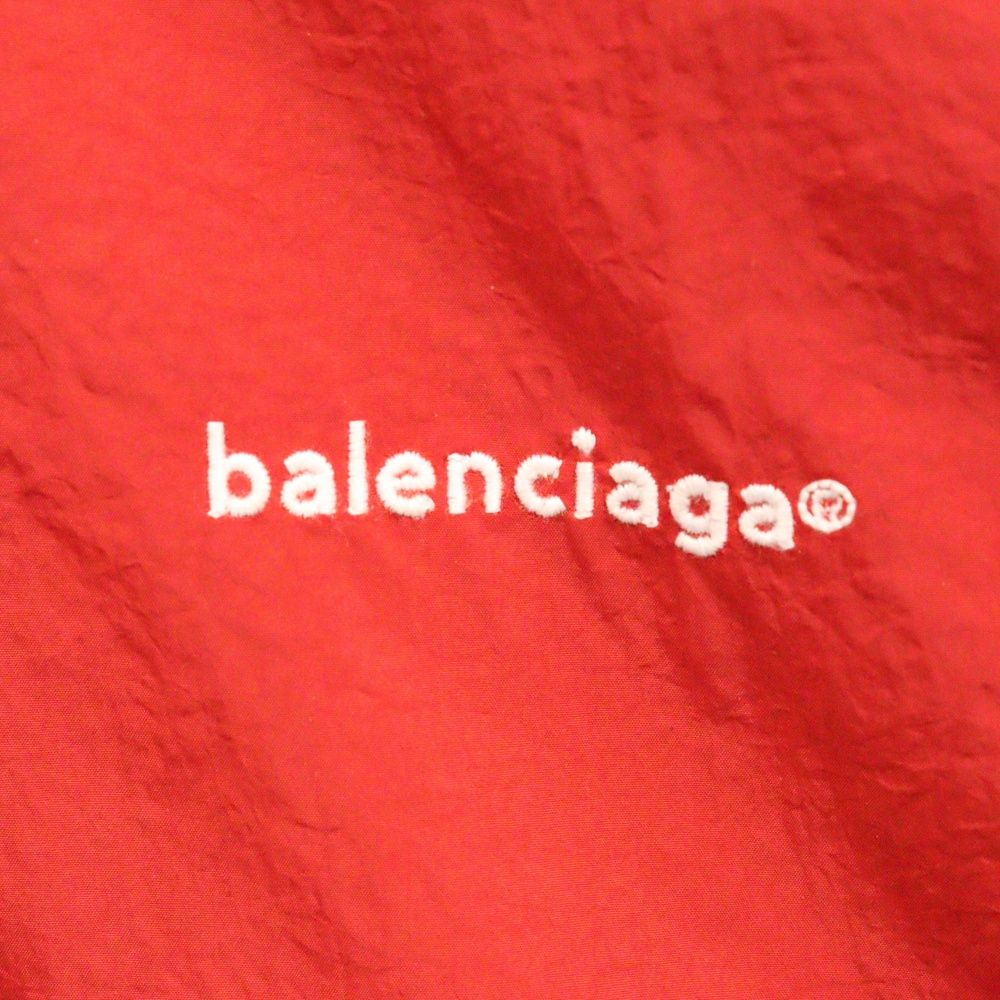 BALENCIAGA バレンシアガ 20AW Bicolor Zip Up Short Sleeve