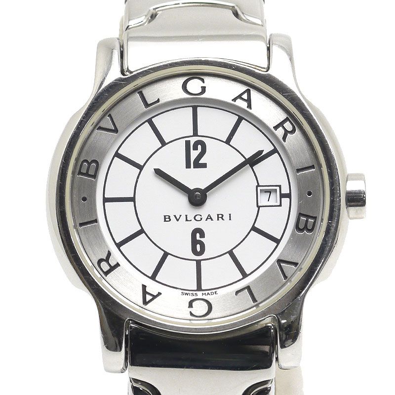 稼働品 BVLGARI ブルガリ ソロテンポ ST29S 白文字盤 ブルガリ BVLGARI ソロテンポ ST29S 白文字盤 レディース - メルカリ