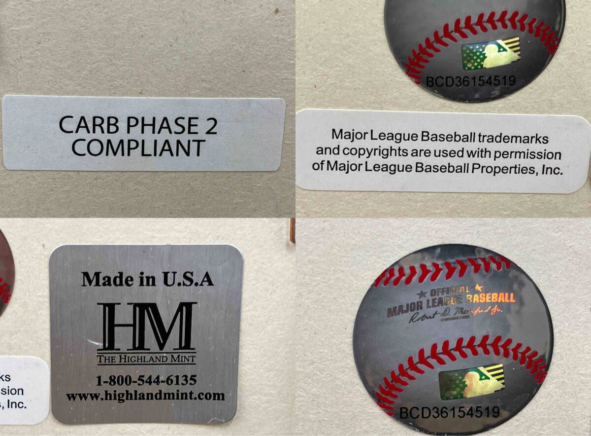 イチロー 引退記念 ハイランドミント フォトフレームHIGHLANDMINTハイ 