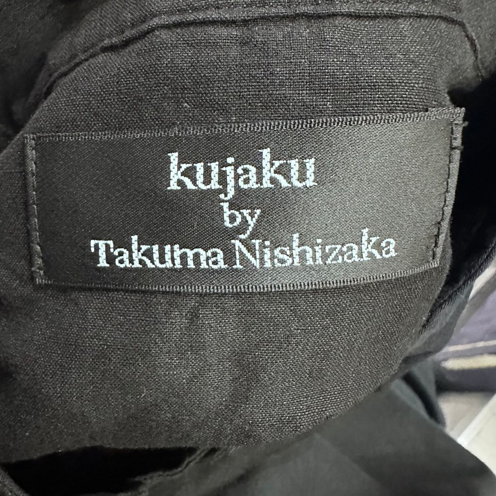 た*し様 kujaku by Takuma Nishizaka 黒長袖シャツ kujaku by Takuma Nishizaka クジャクバイタクマニシザカ Cotton