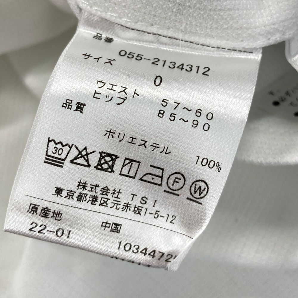 サイズ：0 PEARLY GATES パーリーゲイツ 055-2134312 ミドルプリーツ