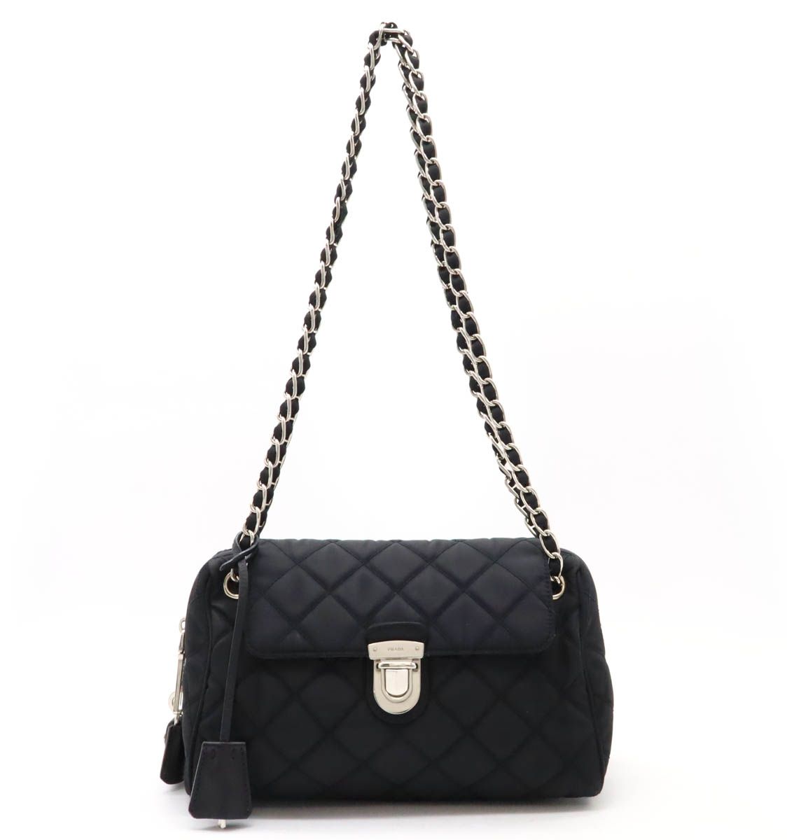 PRADA プラダ キルティング チェーンショルダー ショルダーバッグ  
