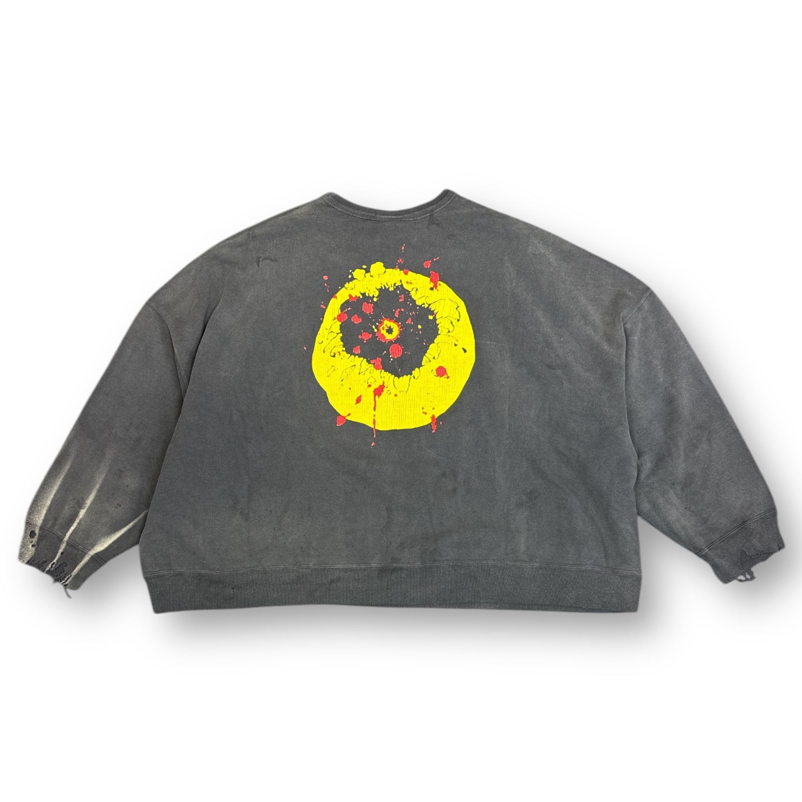 セントマイケル24AW CPFMコラボ CREW SWT SMILE黒M美品 定価86900円 新品