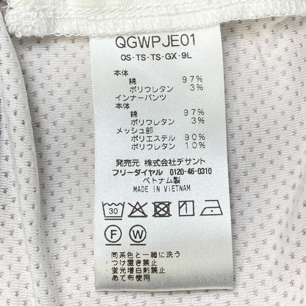 サイズ：11 LE COQ GOLF ルコックゴルフ  インナー付 スカート 総柄 ホワイト系 [240101435573] ゴルフウェア レディース ストスト le coq sportif GOLF ルコックゴルフ スカート レディース