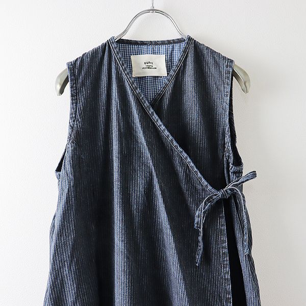 OUTIL ウティ ROBE LEPINE CHECK カシュクール ワンピース