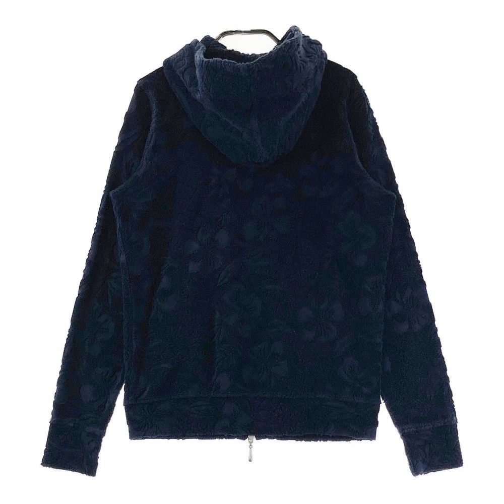 サイズ：38 ZOY ゾーイ  パイル ジップパーカー  ネイビー系 [240101423604] ゴルフウェア レディース ストスト ZOY ゾーイ パイル ジップパーカー ネイビー系 サイズ：38
