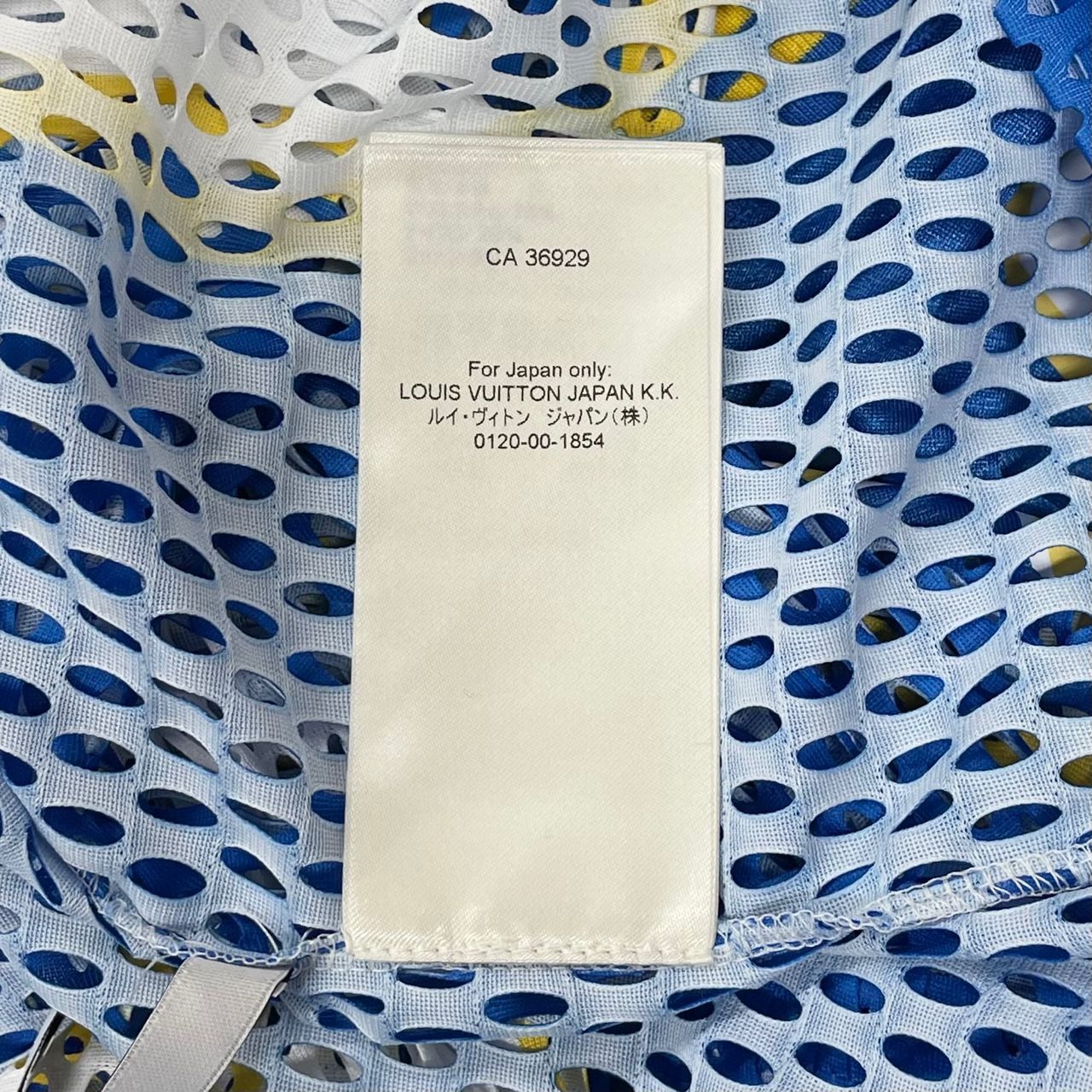 国内正規 新品 LOUISVUITTON 22SS メッシュ ナンバリング Tシャツ 