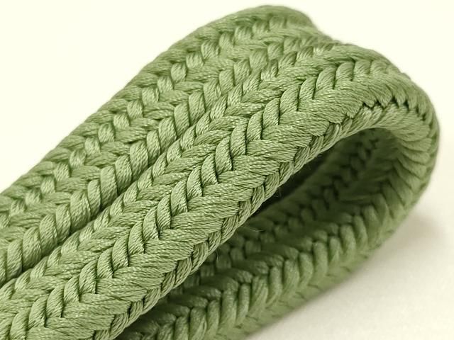 平和屋着物● 上 有職組紐道明 帯締め 冠組 老竹色 宮内庁御用 国立博物館御用 東京芸術大学御用 AABB7006ay