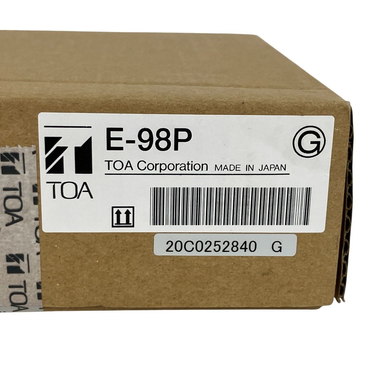 TOA E-98P 電源カットリレー 電源制御器 未使用 Y10186996