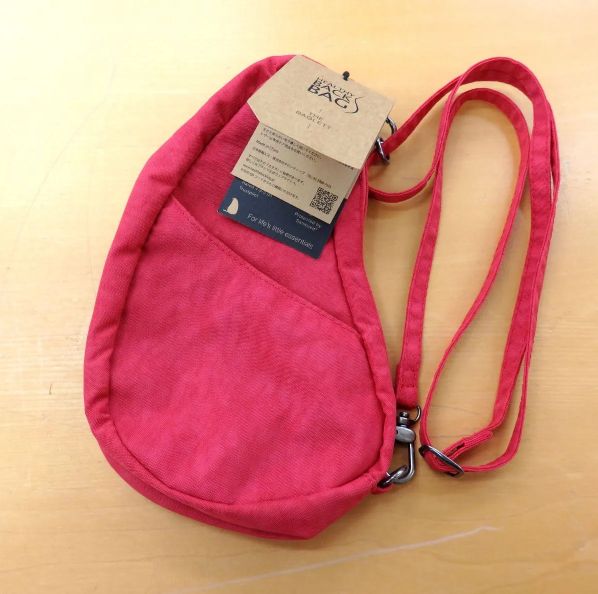 【新品未使用タグ付】ヘルシーバックバッグ　Sサイズ　赤色 ヘルシーバックバッグ テクスチャードナイロン Sサイズ
