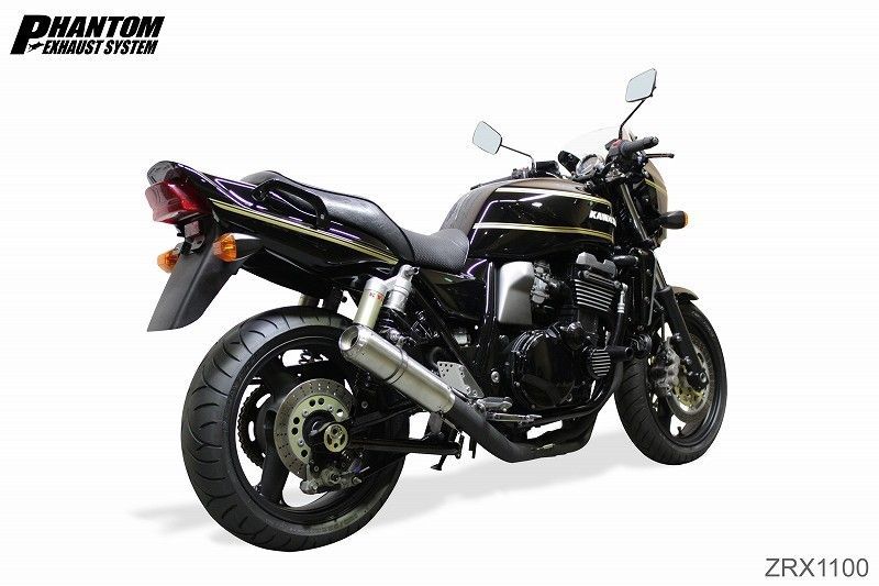 カワサキZRX1100、ZRX1200R、S Misty マフラー 黒 カワサキZRX1100、ZRX1200R、S Misty マフラー 黒 - メルカリ