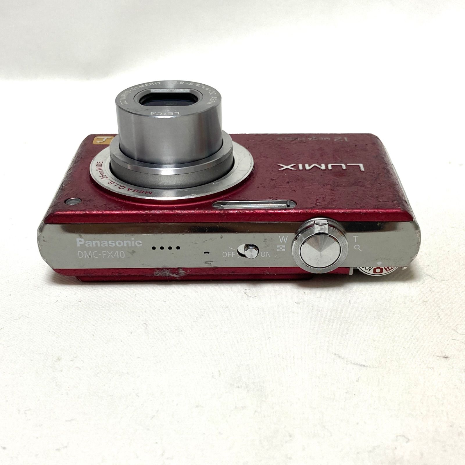 Panasonic LUMIX DMC-FX40 レッド コンパクトデジタルカメラ コンデジ