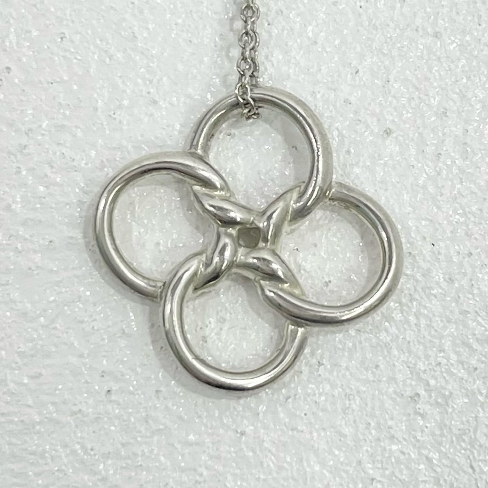 ティファニークアドロフォリオネックレスシルバー