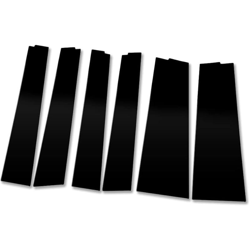 YOURS(ユアーズ): 90 系 ヴォクシー ノア 専用 ピラーガーニッシュ 6PCS 【ピアノブラック】 【GRスポーツサイドバイザー装着車】 VOXY NOAH カスタム パーツ アクセサリー ドレスアップ TOYOTA トヨ