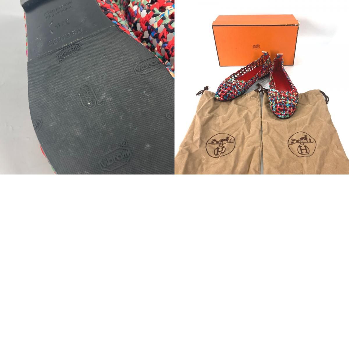 HERMES エルメス パンプス ミノルク シルク - メルカリ