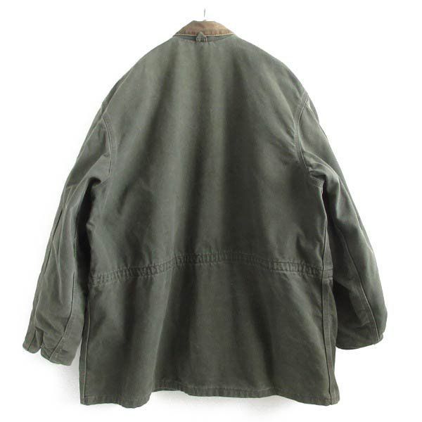 90s USA製 carhartt カーハート コットン ダック コート 緑系 XXL/2XL