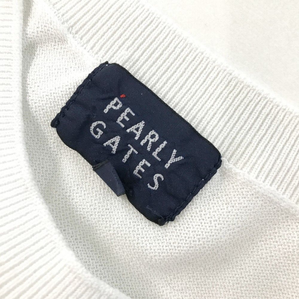 PEARLY GATES ビッグロゴ コットンニットメンズ