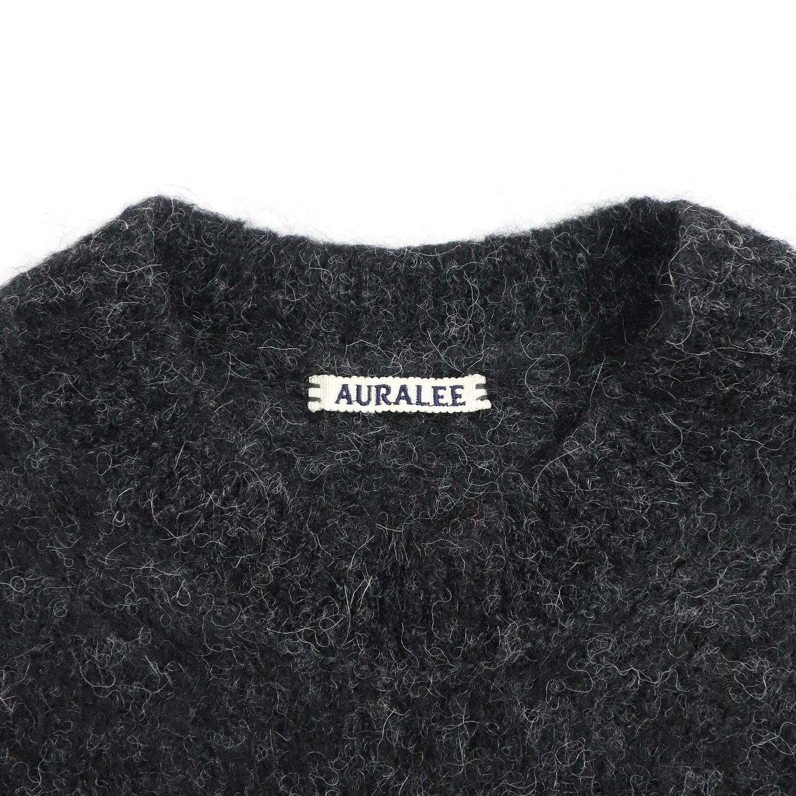 AURALEE オーラリー 20AW ALPACA WOOL SUPER LIGHT KNIT BIG P/O 