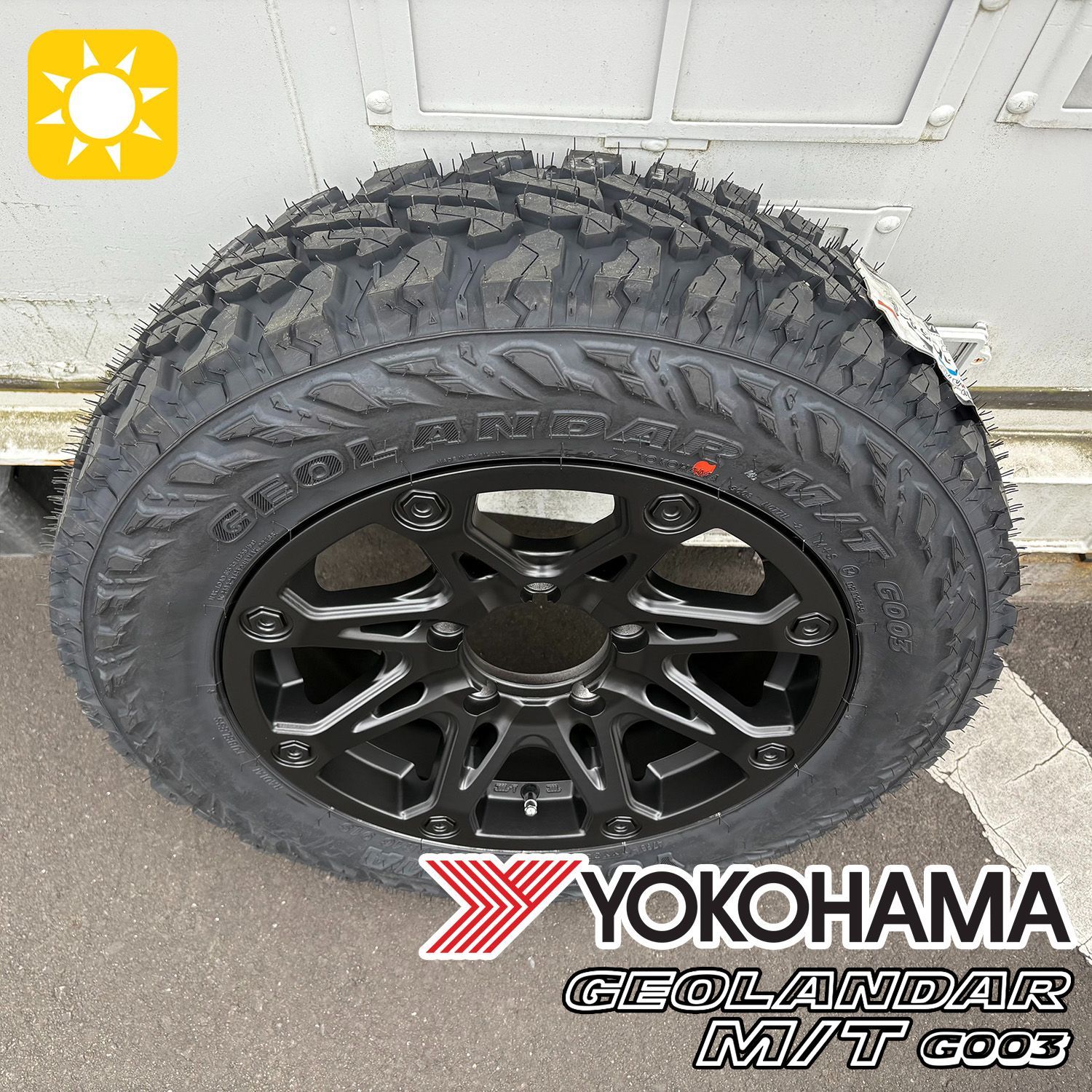 YOKOHAMA GEOLANDAR M/T G003 16インチ　jb64にて YOKOHAMA GEOLANDAR M/T G003 16インチ jb64にて GEOLANDAR ジムニー
