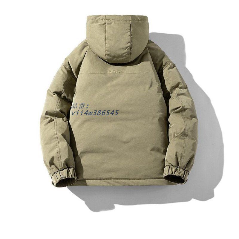 キルティングコート フード