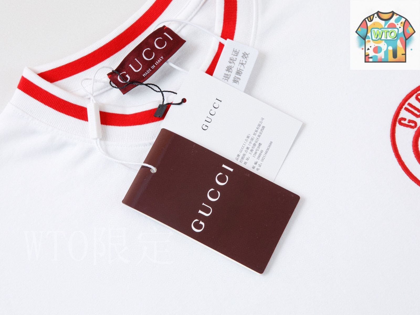 2/9までタイムセール　お値下げ❗️GUCCI カットソー 今日特価】Gucci 立体刺繍プリント T-2 - メルカリ