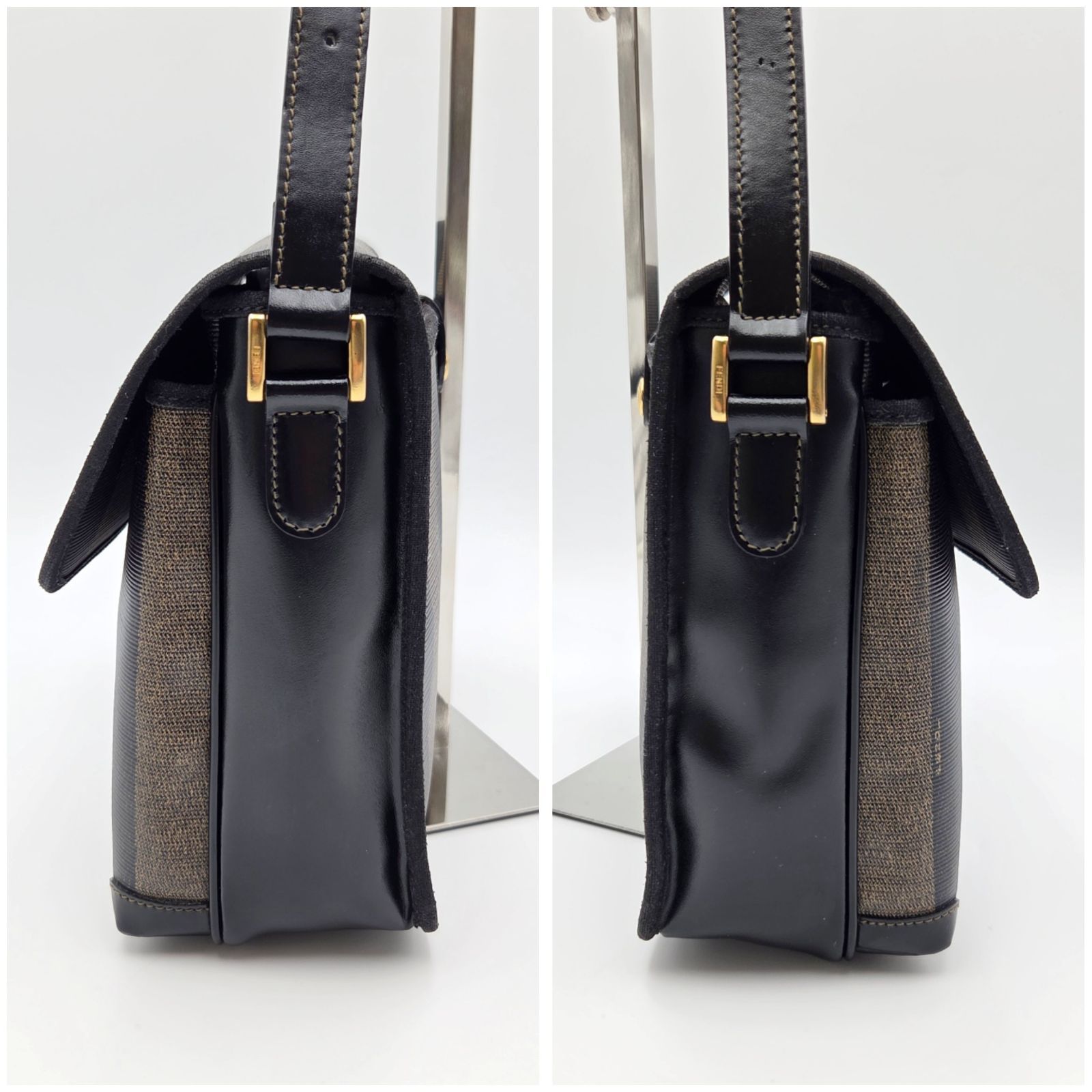 FENDI 【新品同様】フェンディ ペカン柄 モントレゾール 7VA450